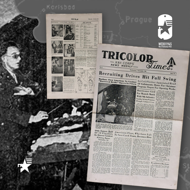Originální zpravodajský týdeník TRICOLOR Times 7 November 1945